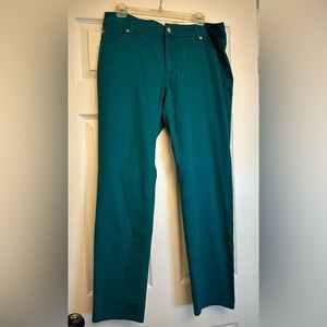 NWT Teal skinny jeans, size 12 petite